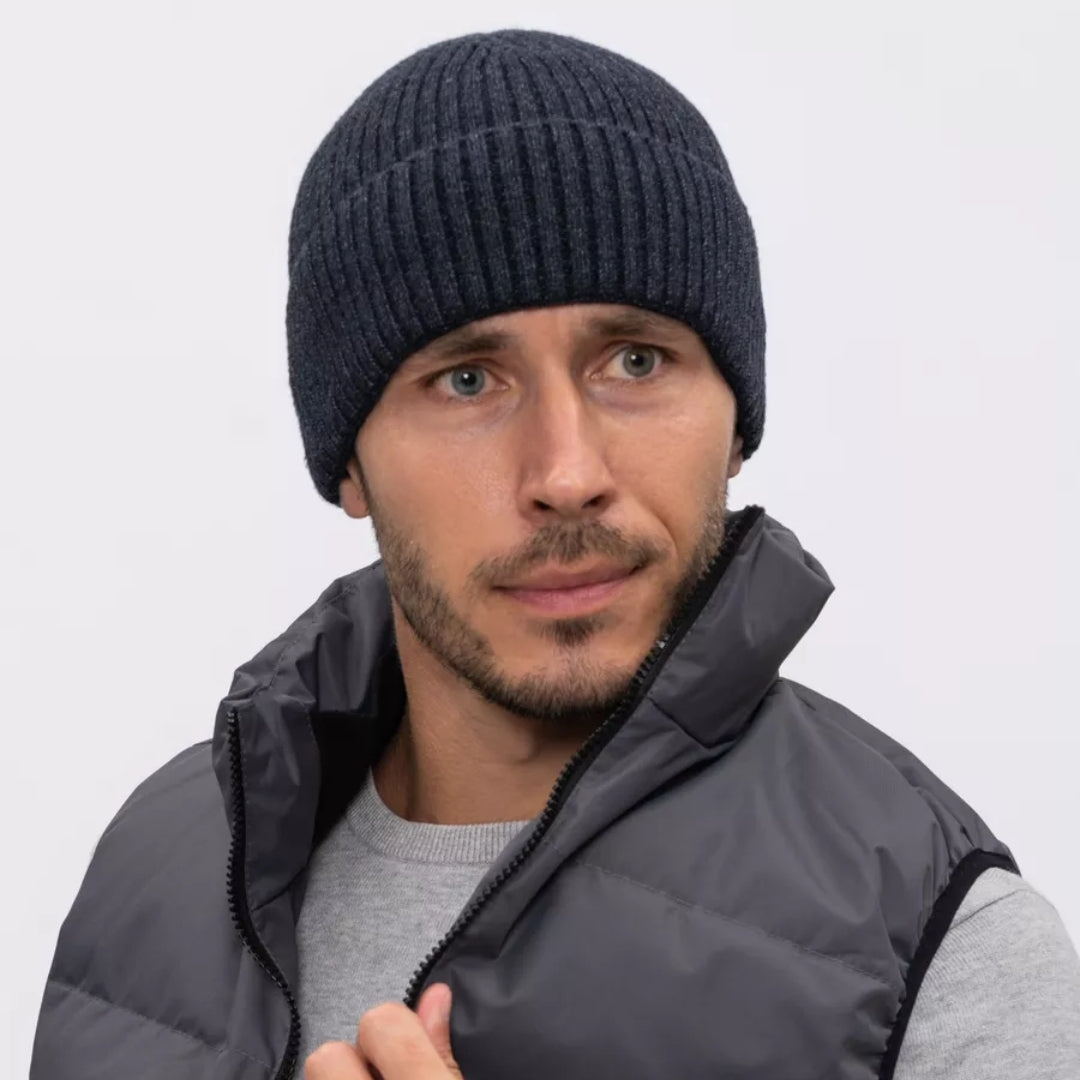 Hat for man Merino wool