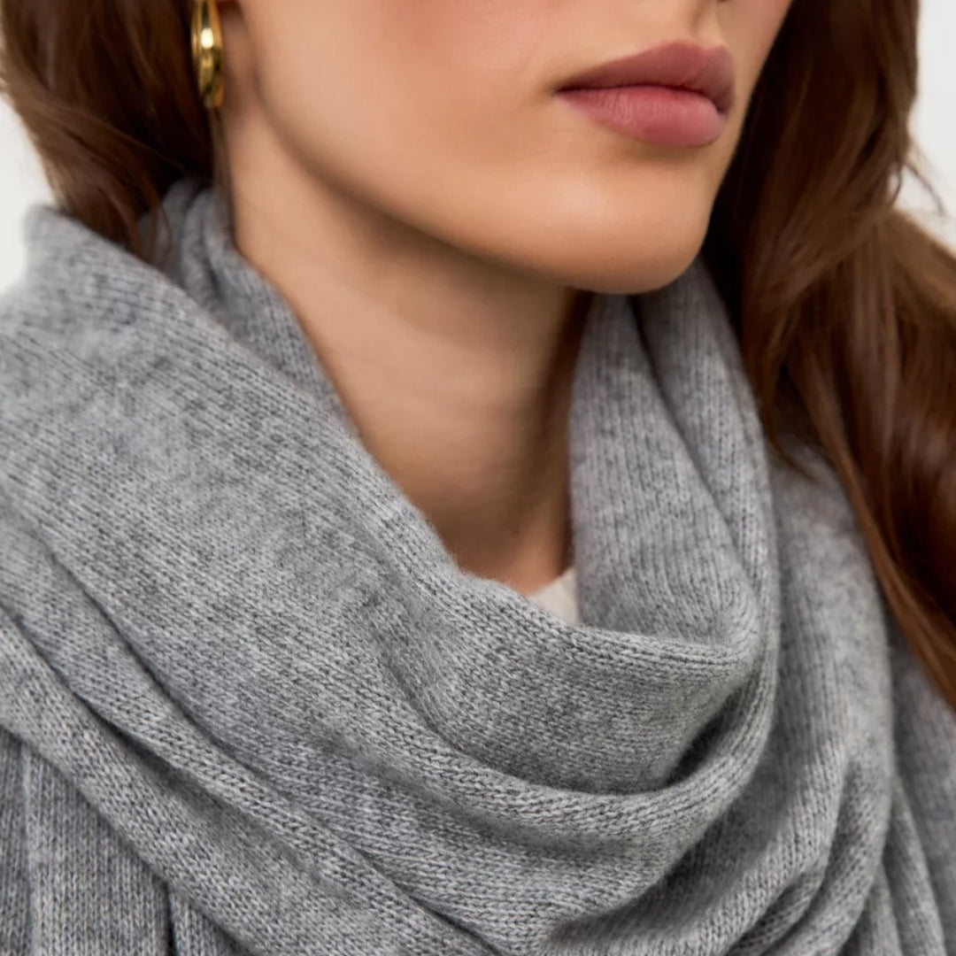 Winter merino wool women Knit headscarf