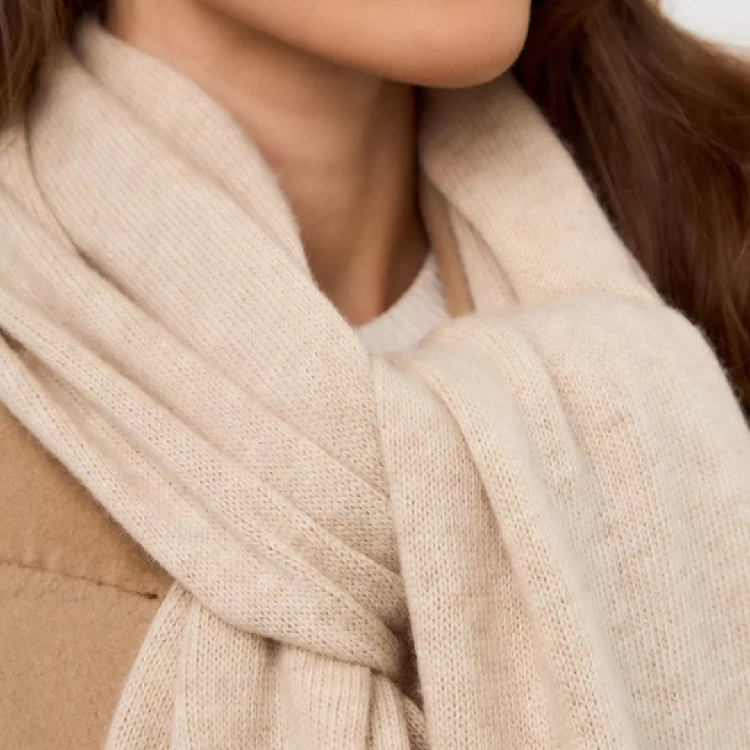 Winter merino wool women Knit scarf
