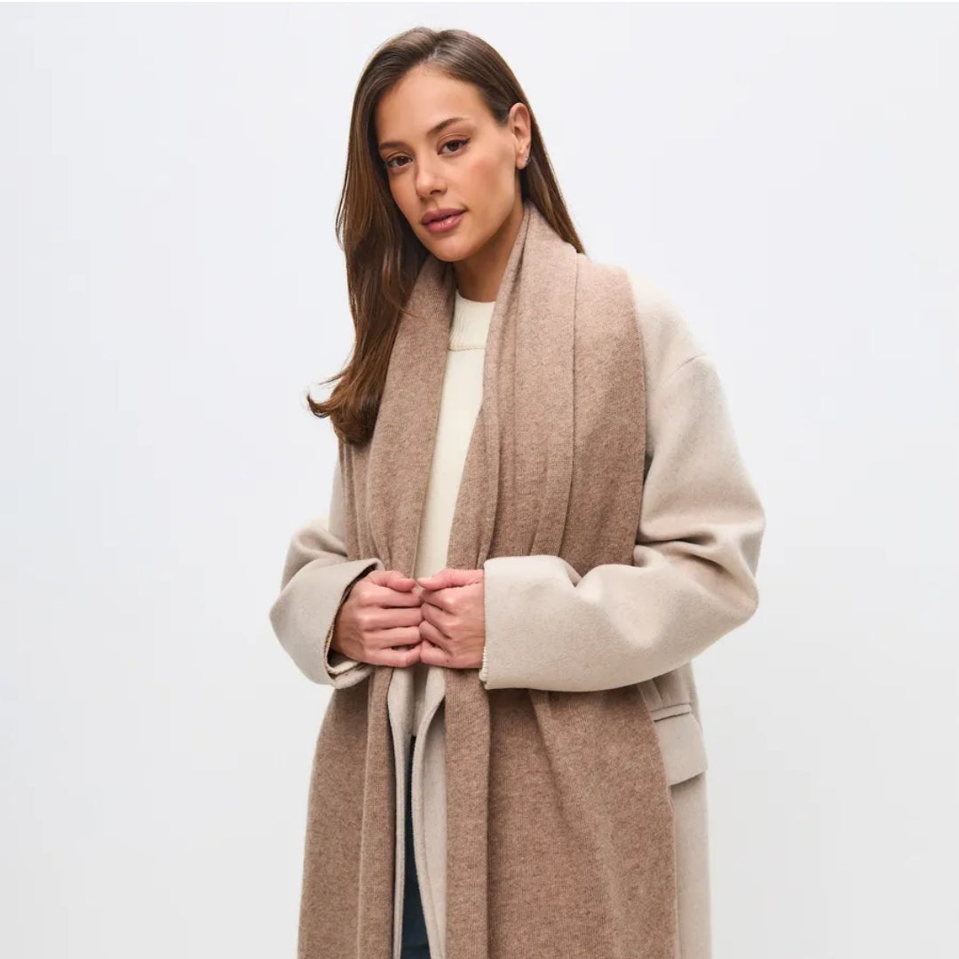 Winter merino wool women Knit scarf