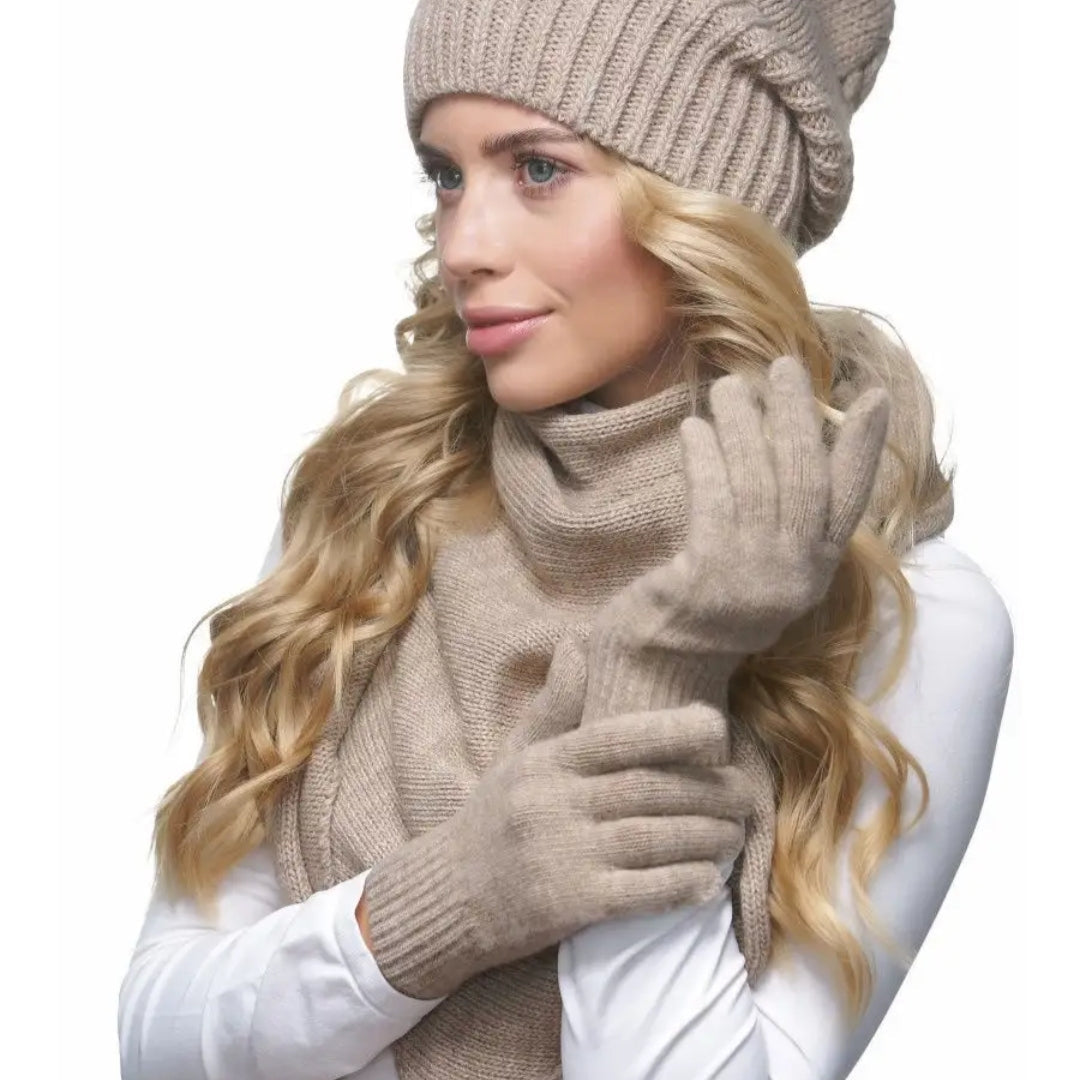 Angora Wool Women Gloves
