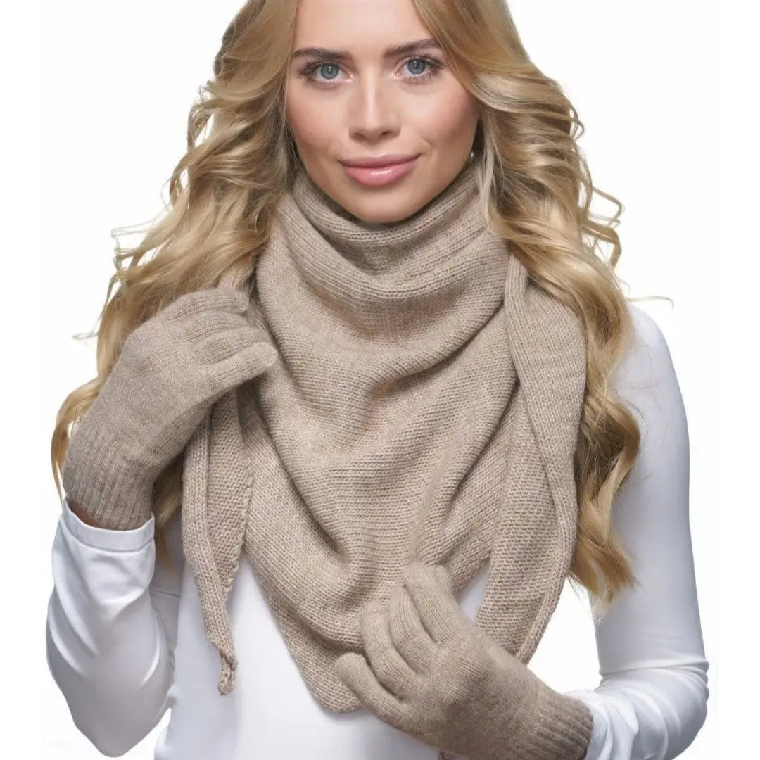 Angora Wool Women Gloves