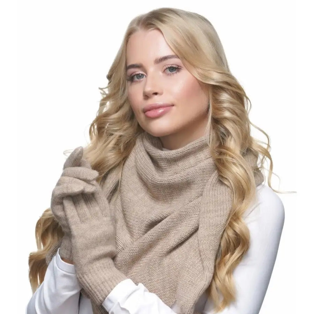 Angora Wool Women Gloves
