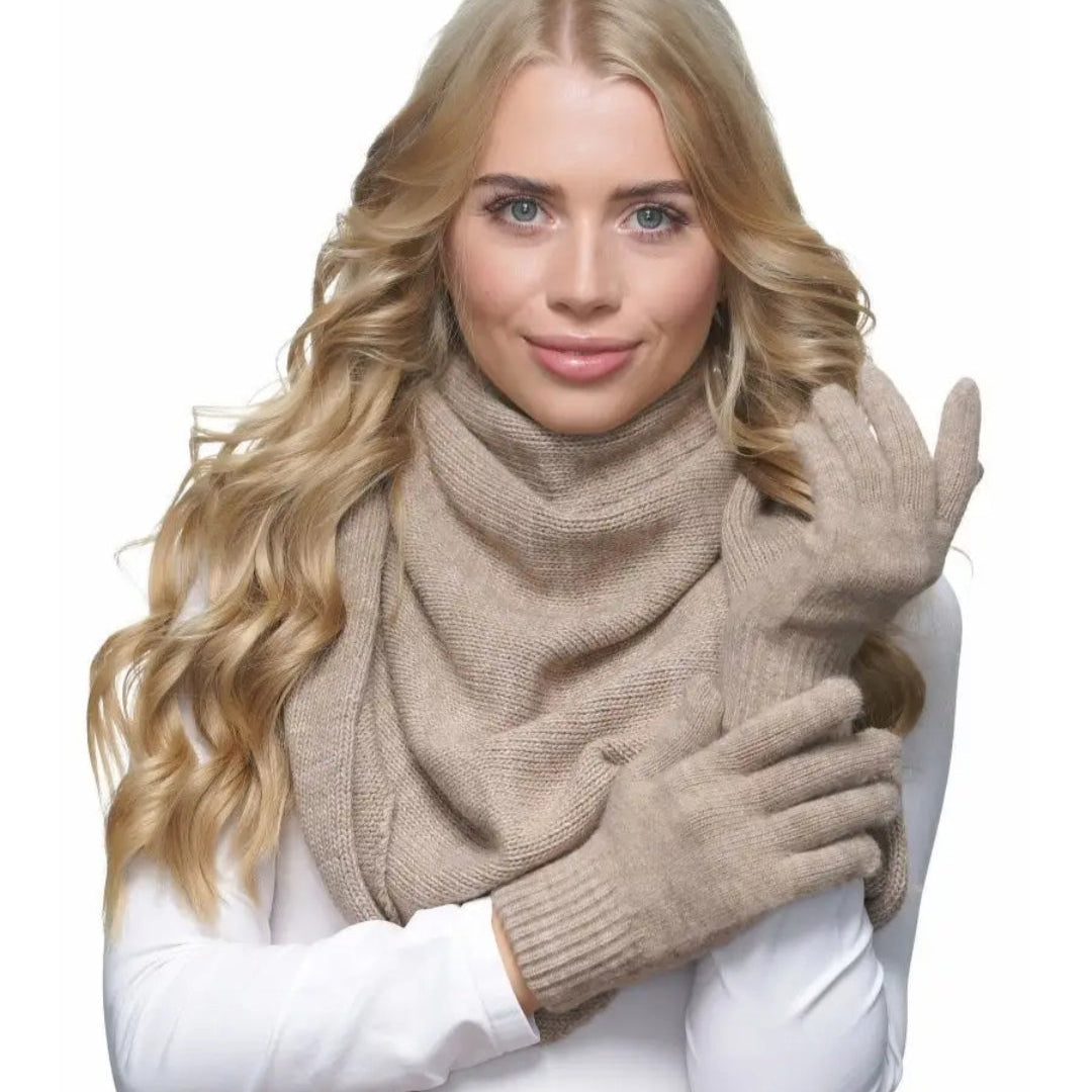 Angora Wool Women Gloves