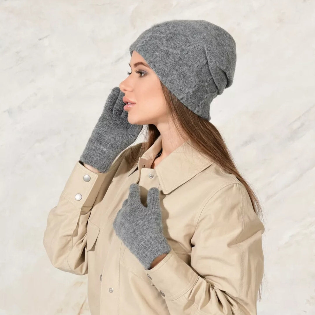 Angora Wool Women Gloves
