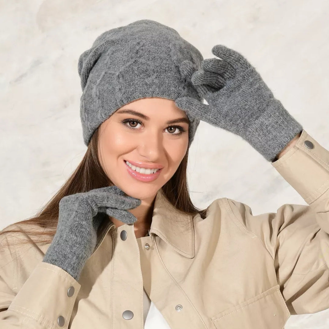 Angora Wool Women Gloves