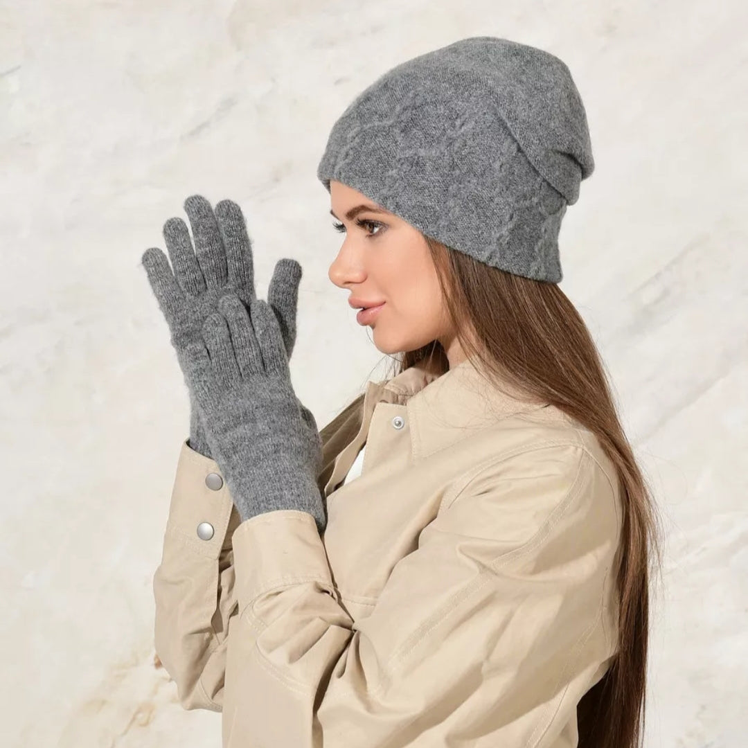 Angora Wool Women Gloves