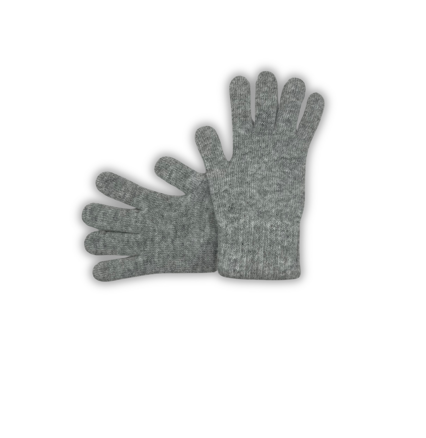 100% Angora Knitted Gloves for Women Made in USA