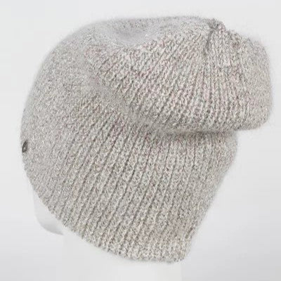 Hat for woman Angora wool color white