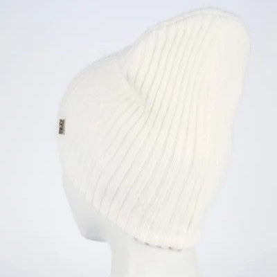 Hat for woman Dolores Angora wool color white