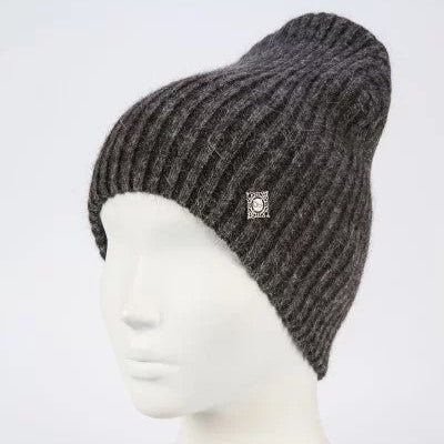 Hat for woman Dolores Angora wool color black