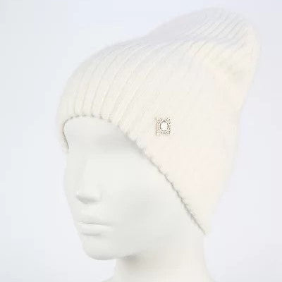 Hat for woman Dolores Angora wool color white