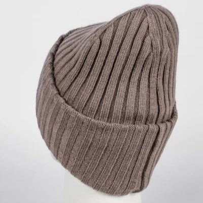 Hat for women Germes Merino wool color dark bej