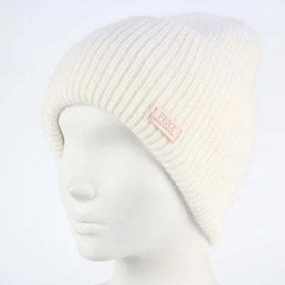 Hat for woman Angora wool color white