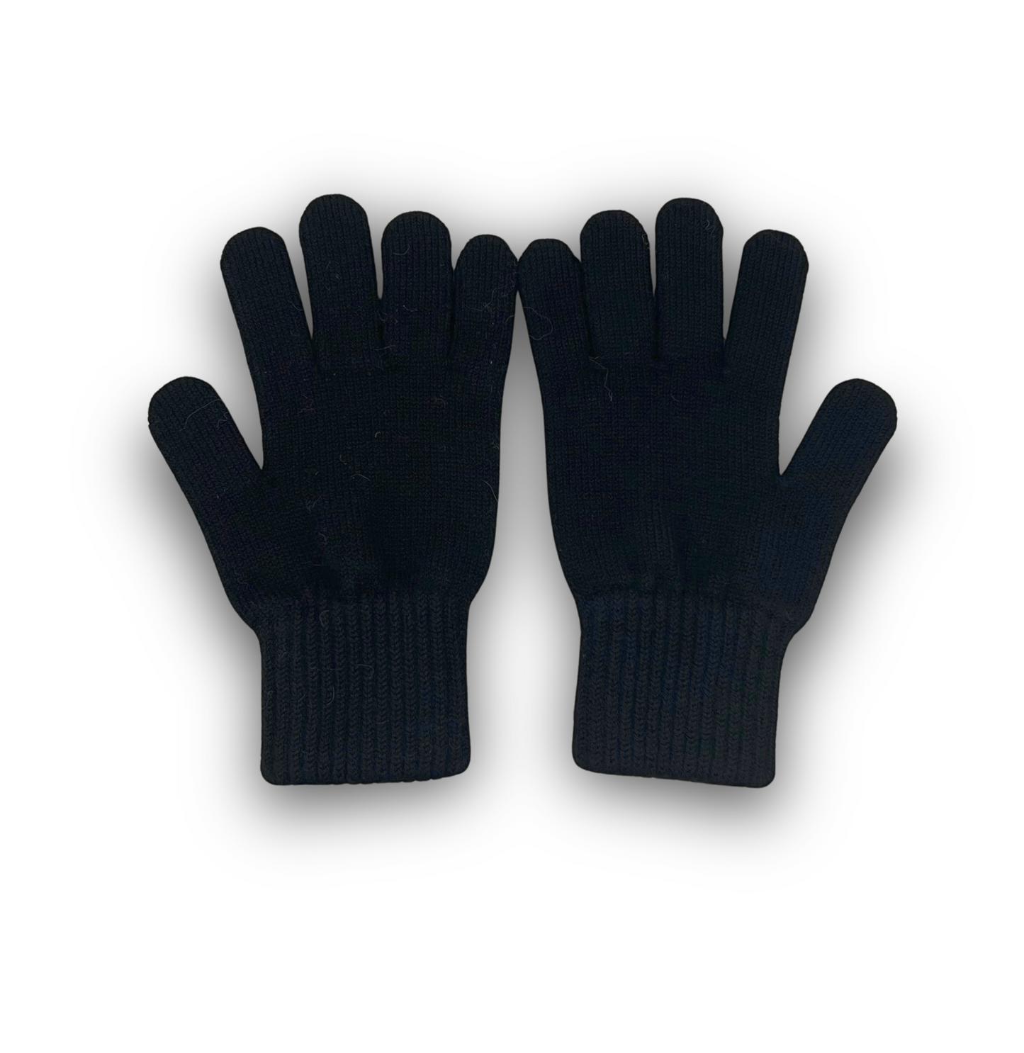 Knit Cashmere Wool Gloves for Men Cold Weather Accessories Made In USA